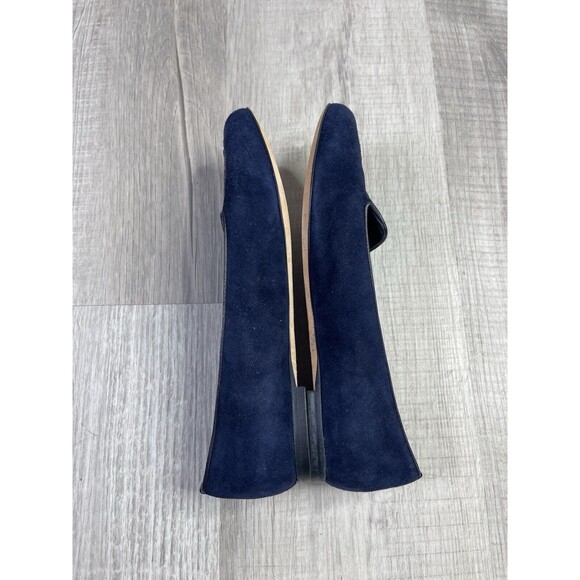 Alexander McQueen Blue Suede Loafers w/Sequin Skull Detail Size 36 US 5.5 (B) - Picture 6 of 7